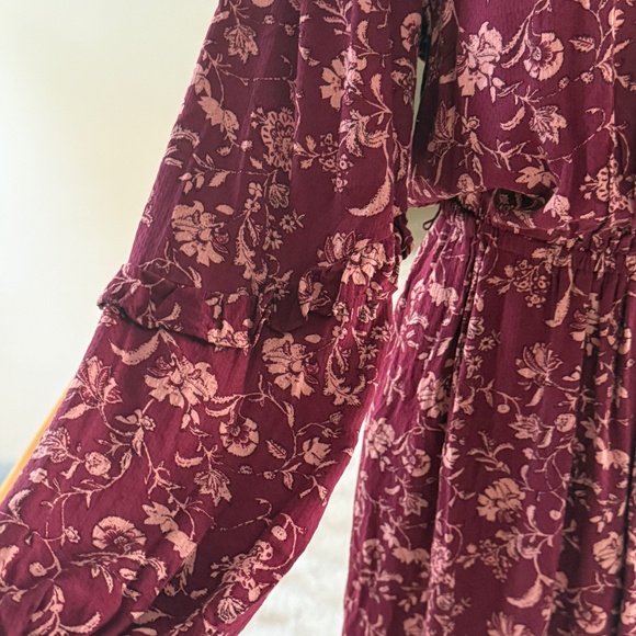 Knox Rose Boho Dress Long Sleeves With Pockets Size XS - Picture 4 of 16